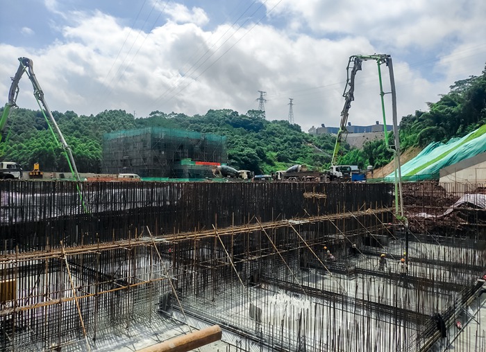 项目施工现场。中国一冶供图