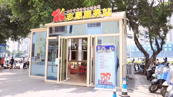 兴宁区志愿服务站。张文凯摄