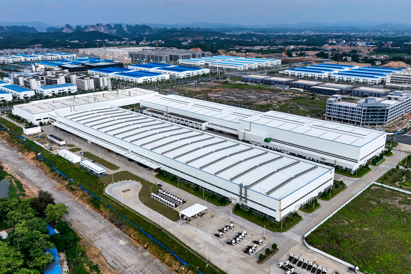 日新月异的广西先进装备制造城（玉林）。玉林市委宣传部供图