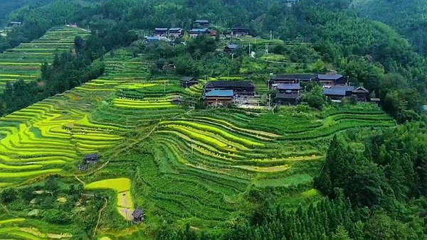 河口乡的高山瑶寨