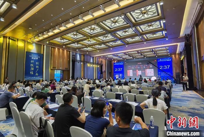 图为2023年广西创新创业大赛总决赛现场。杨陈 摄